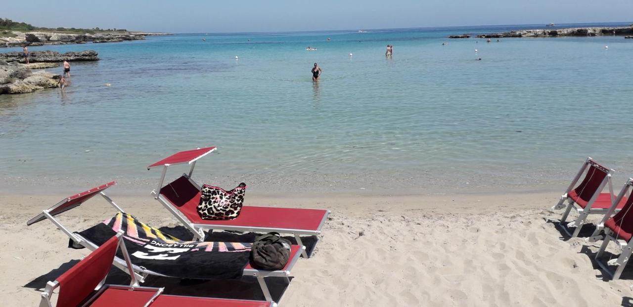 Bilocale Punta Rosa - Fronte Spiaggia Otranto Eksteriør billede